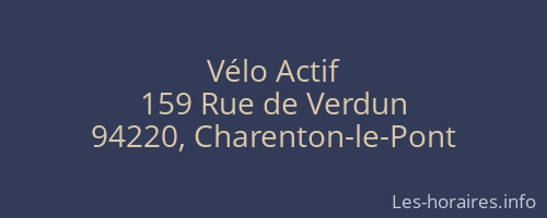 Vélo Actif