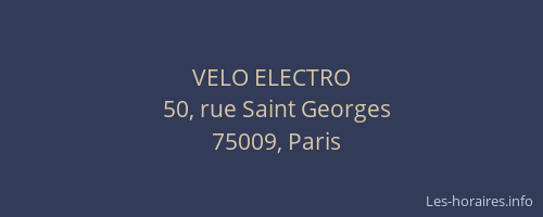 VELO ELECTRO