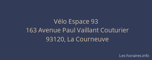 Vélo Espace 93