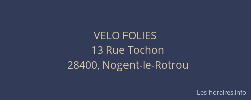 VELO FOLIES