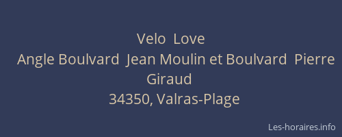 Velo  Love