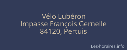 Vélo Lubéron