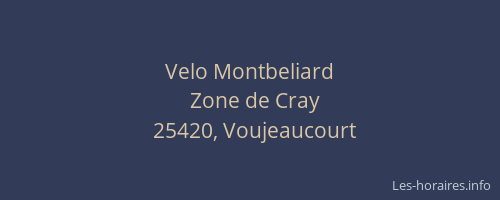 Velo Montbeliard