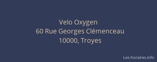 Velo Oxygen