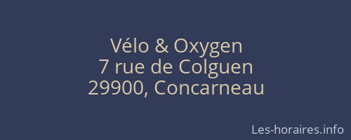 Vélo & Oxygen