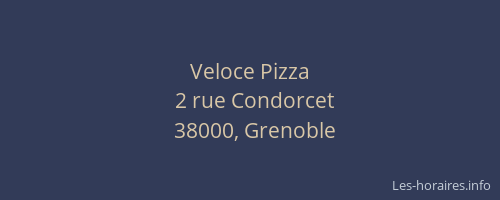 Veloce Pizza