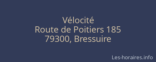 Vélocité