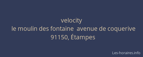velocity