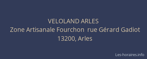 VELOLAND ARLES