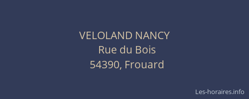 VELOLAND NANCY