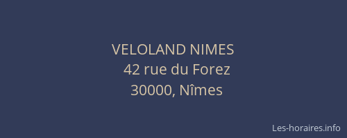 VELOLAND NIMES