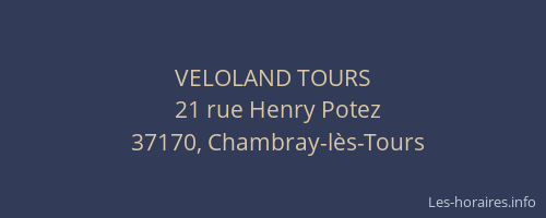 VELOLAND TOURS
