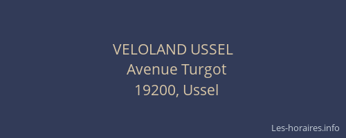 VELOLAND USSEL
