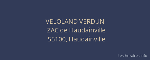 VELOLAND VERDUN