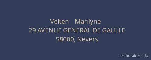 Velten    Marilyne