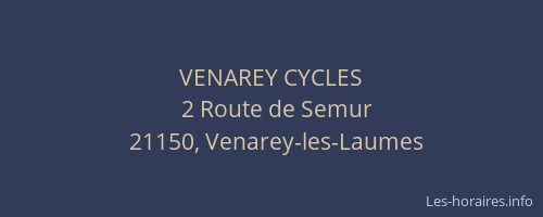 VENAREY CYCLES