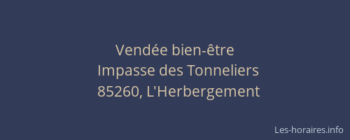 Vendée bien-être