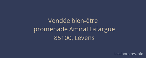 Vendée bien-être