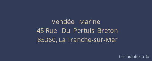 Vendée   Marine