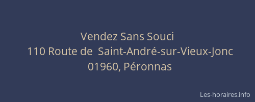 Vendez Sans Souci