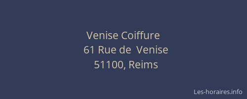 Venise Coiffure