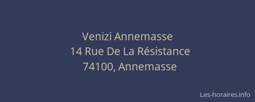 Venizi Annemasse