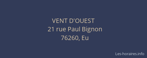 VENT D'OUEST