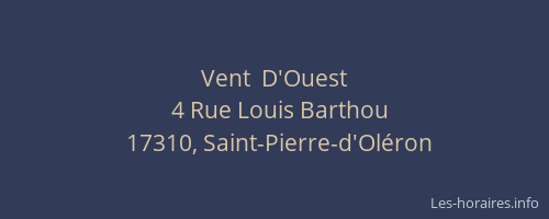 Vent  D'Ouest