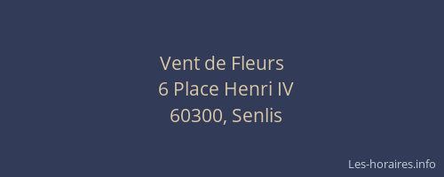 Vent de Fleurs