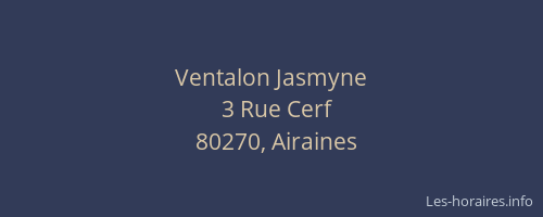 Ventalon Jasmyne