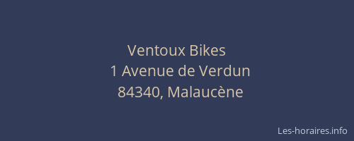 Ventoux Bikes