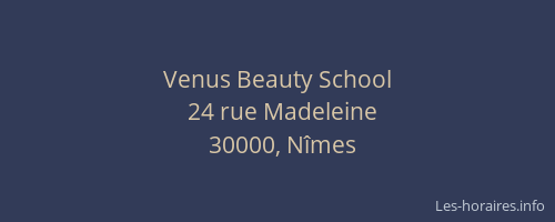 Venus Beauty School