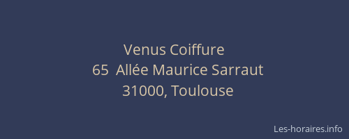Venus Coiffure