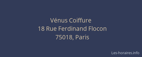 Vénus Coiffure