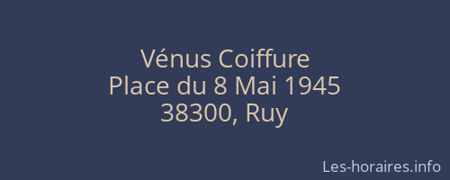 Vénus Coiffure
