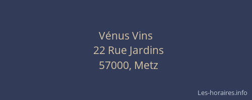 Vénus Vins