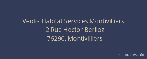 Veolia Habitat Services Montivilliers