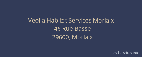 Veolia Habitat Services Morlaix