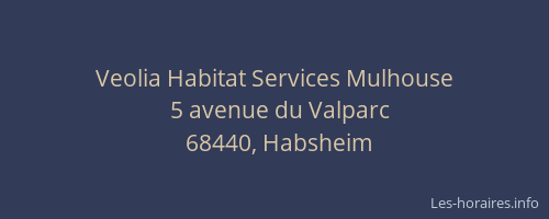 Veolia Habitat Services Mulhouse