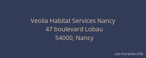 Veolia Habitat Services Nancy