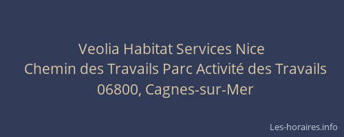 Veolia Habitat Services Nice