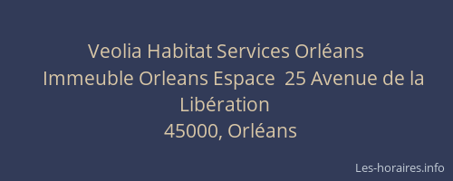 Veolia Habitat Services Orléans