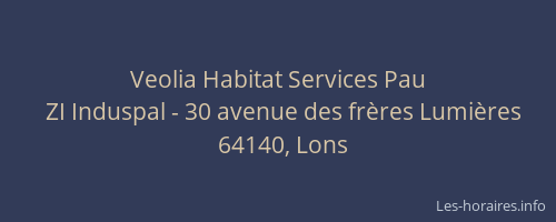 Veolia Habitat Services Pau