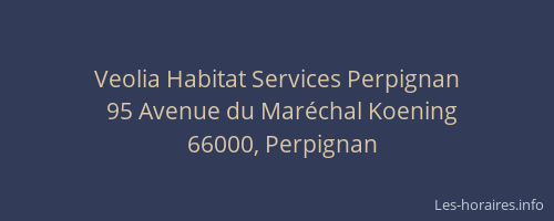 Veolia Habitat Services Perpignan
