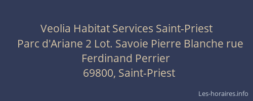 Veolia Habitat Services Saint-Priest