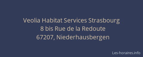 Veolia Habitat Services Strasbourg