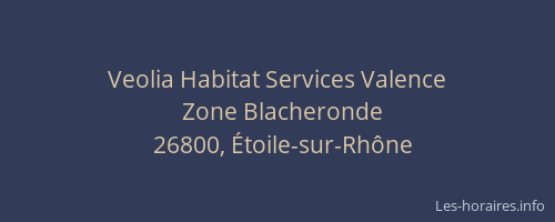 Veolia Habitat Services Valence