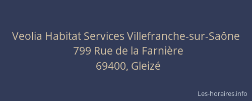 Veolia Habitat Services Villefranche-sur-Saône