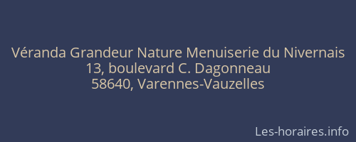 Véranda Grandeur Nature Menuiserie du Nivernais