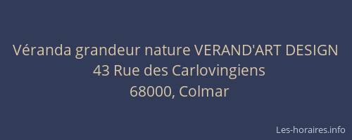 Véranda grandeur nature VERAND'ART DESIGN